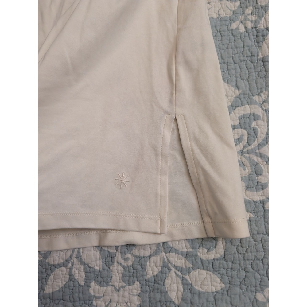 Isaac Mizrahi Live Essentials Pima Cotton 3/4 Sleeve Tunic Top Set 3X Basics - Picture 7 of 12